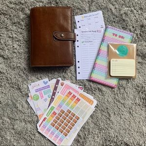 Filofax Personal Malden Ochre Antique Leather